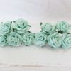 1 inch paper roses with wire stems, 25mm flowers with wire stems, 2.5 cm - Image 27