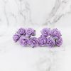 1 inch paper roses with wire stems, 25mm flowers with wire stems, 2.5 cm - Image 58