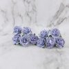 1 inch paper roses with wire stems, 25mm flowers with wire stems, 2.5 cm - Image 57