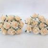 1.5 cm paper roses with wire stems, 15mm 100 roses - Image 13
