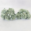 1 inch paper roses with wire stems, 25mm flowers with wire stems, 2.5 cm - Image 18