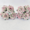 1 inch paper roses with wire stems, 25mm flowers with wire stems, 2.5 cm - Image 9