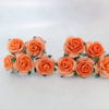 1 inch paper roses with wire stems, 25mm flowers with wire stems, 2.5 cm - Image 16