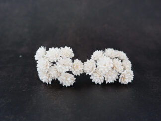 15mm paper dahlia, 50 flowers, 1.5 cm paper flowers