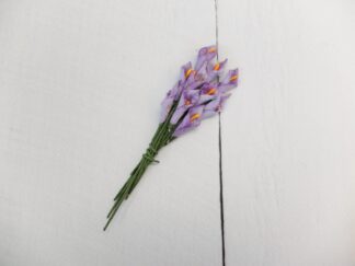 Paper calla lilies - 50 pcs - mini mulberry paper flowers