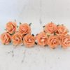 1 inch paper roses with wire stems, 25mm flowers with wire stems, 2.5 cm - Image 38