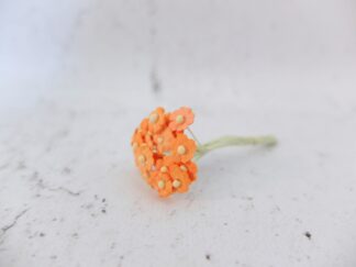 8mm paper flowers, mini paper daisies