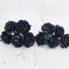 1 inch paper roses with wire stems, 25mm flowers with wire stems, 2.5 cm - Image 39
