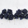 1 inch paper roses with wire stems, 25mm flowers with wire stems, 2.5 cm - Image 40