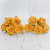 1 inch paper roses with wire stems, 25mm flowers with wire stems, 2.5 cm - Image 41
