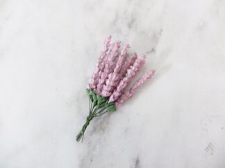 Mini paper lavender 50 pcs paper flowers