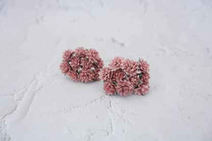 15mm paper dahlia, 50 flowers, 1.5 cm paper flowers - Image 23