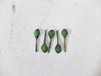 Mini paper tea leaves, 100 paper leaves (size 1)