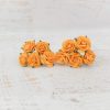 1 inch paper roses with wire stems, 25mm flowers with wire stems, 2.5 cm - Image 59