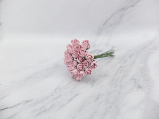 8mm paper rose buds (25 roses)