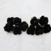 1 inch paper roses with wire stems, 25mm flowers with wire stems, 2.5 cm - Image 82
