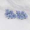 1 inch paper roses with wire stems, 25mm flowers with wire stems, 2.5 cm - Image 74
