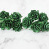 1 inch paper roses with wire stems, 25mm flowers with wire stems, 2.5 cm - Image 4