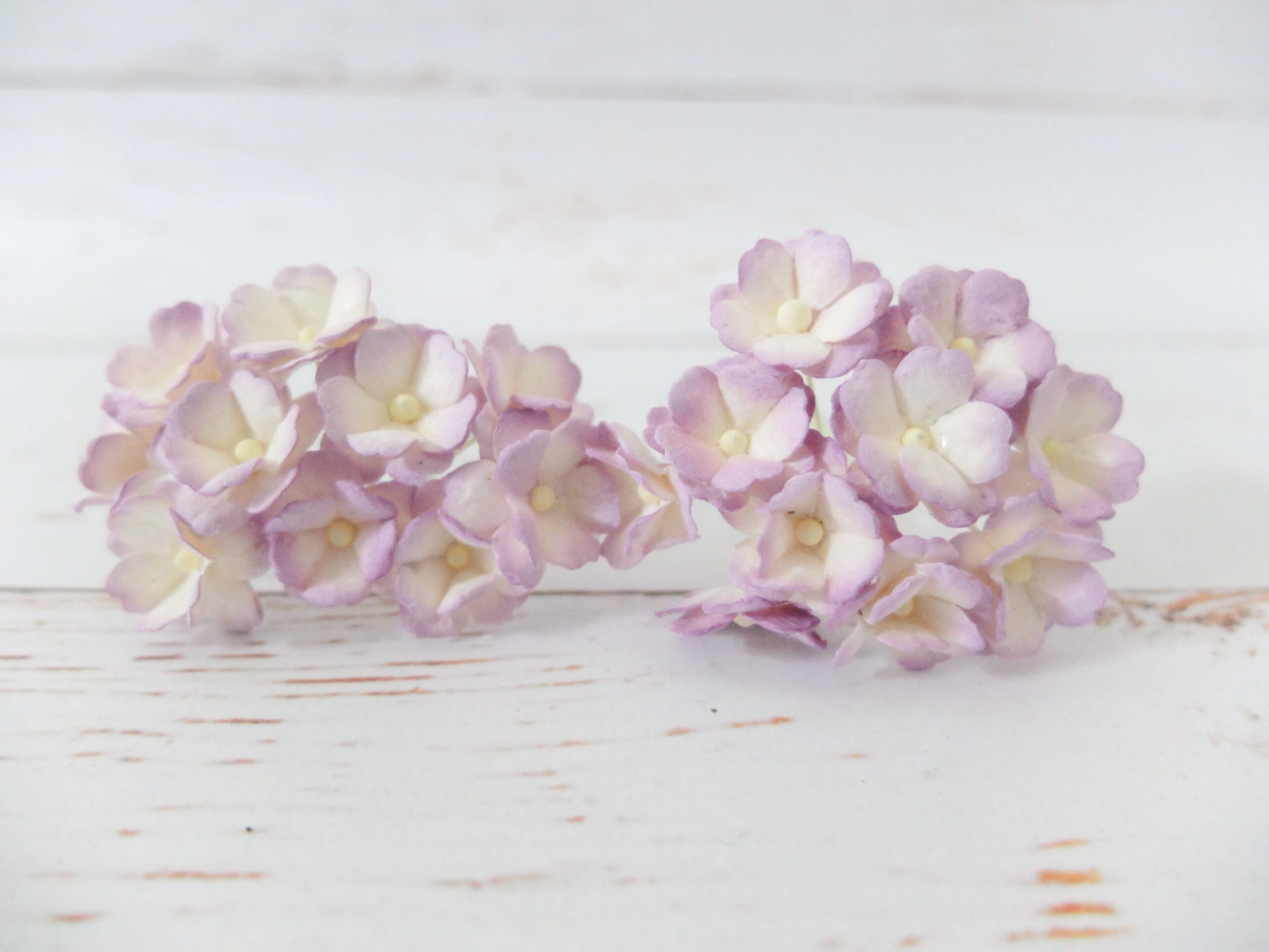 mini paper hydrangea - purple - lavender