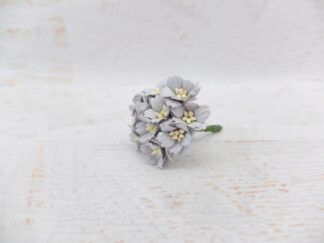 20mm paper cherry blossom, 50 pcs mulberry paper cherry blossom, 2 cm paper flowers