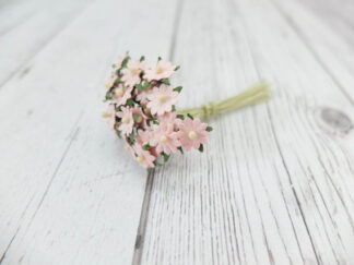 10mm flat paper daisies, 100 pcs 1 cm paper flowers