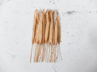 Bamboo paper leaves, 100 paper leaves (size 4)