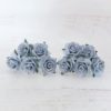 1 inch paper roses with wire stems, 25mm flowers with wire stems, 2.5 cm - Image 48
