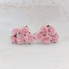 1 inch paper roses with wire stems, 25mm flowers with wire stems, 2.5 cm - Image 53