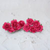 1 inch paper roses with wire stems, 25mm flowers with wire stems, 2.5 cm - Image 93