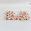 1 inch paper roses with wire stems, 25mm flowers with wire stems, 2.5 cm - Image 63