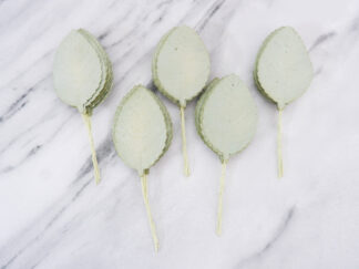 Paper rose leaves, 50 pcs, size 10