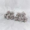 1 inch paper roses with wire stems, 25mm flowers with wire stems, 2.5 cm - Image 72