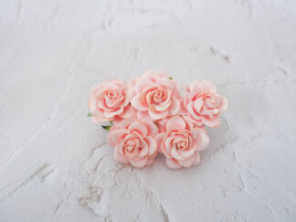 4.5 cm paper roses, 50 roses/pack (round), 45mm