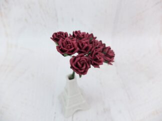 2 cm paper rose buds, 20mm paper roses (50 roses)