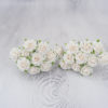 20mm paper roses, 2 cm paper flowers, 100 pcs (design b) - Image 6
