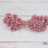 20mm paper roses, 2 cm paper flowers, 100 pcs (design b) - Image 17