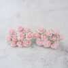 20mm paper roses, 2 cm paper flowers, 100 pcs (design b) - Image 9