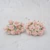 20mm paper roses, 2 cm paper flowers, 100 pcs (design b) - Image 5