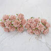 20mm paper roses, 2 cm paper flowers, 100 pcs (design b) - Image 11