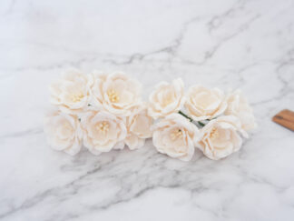 3.5 cm paper poppies, 35mm flowers (50 pcs/pack)