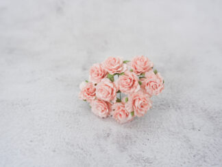 20mm paper roses, 100 pcs (design d)