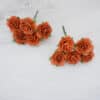 1 inch paper roses with wire stems, 25mm flowers with wire stems, 2.5 cm - Image 94