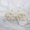 20mm paper roses, 2 cm paper flowers, 100 pcs (design b) - Image 21